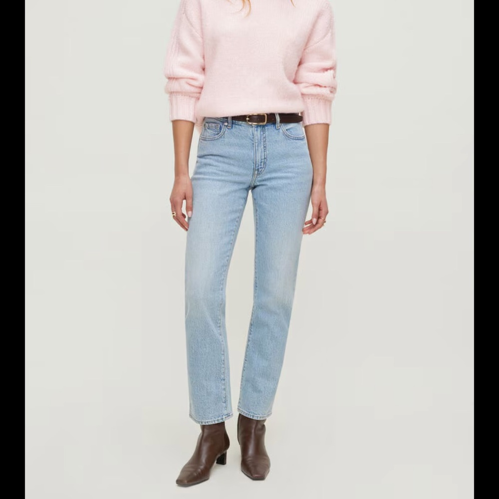 Dynamite “Frenchie” High- Rise Light Blue Jeans